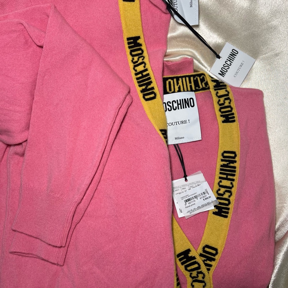 MOSCHIINO COUTURE LOGO CARDIGAN - Picture 5 of 12